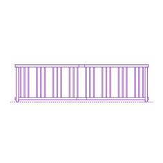 Fixtures Bicycle Parking Grid Bike Rack Double Sided Extended Laser Cut Svg File, Free Vectors File